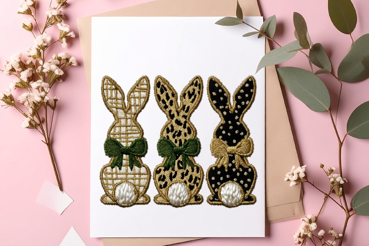 Leopard Easter Bunny Png Faux Yarn, an Illustration by SinaCreation (Photo 4 of 7)