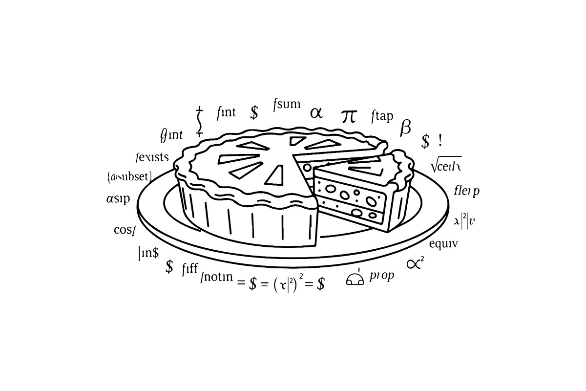 Math Pi Symbol Typography Bundle, an Education Illustration by Designer_Momina (Photo 3 of 16)