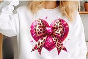 Glitter Pink Bow Heart Png, an Illustration by SinaCreation (Thumbnail 7 of 11)