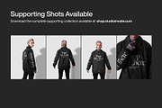 Coach Jacket Mockup – Modelled, a Hoody Mockup by Studio Innate (Thumbnail 5 of 5)