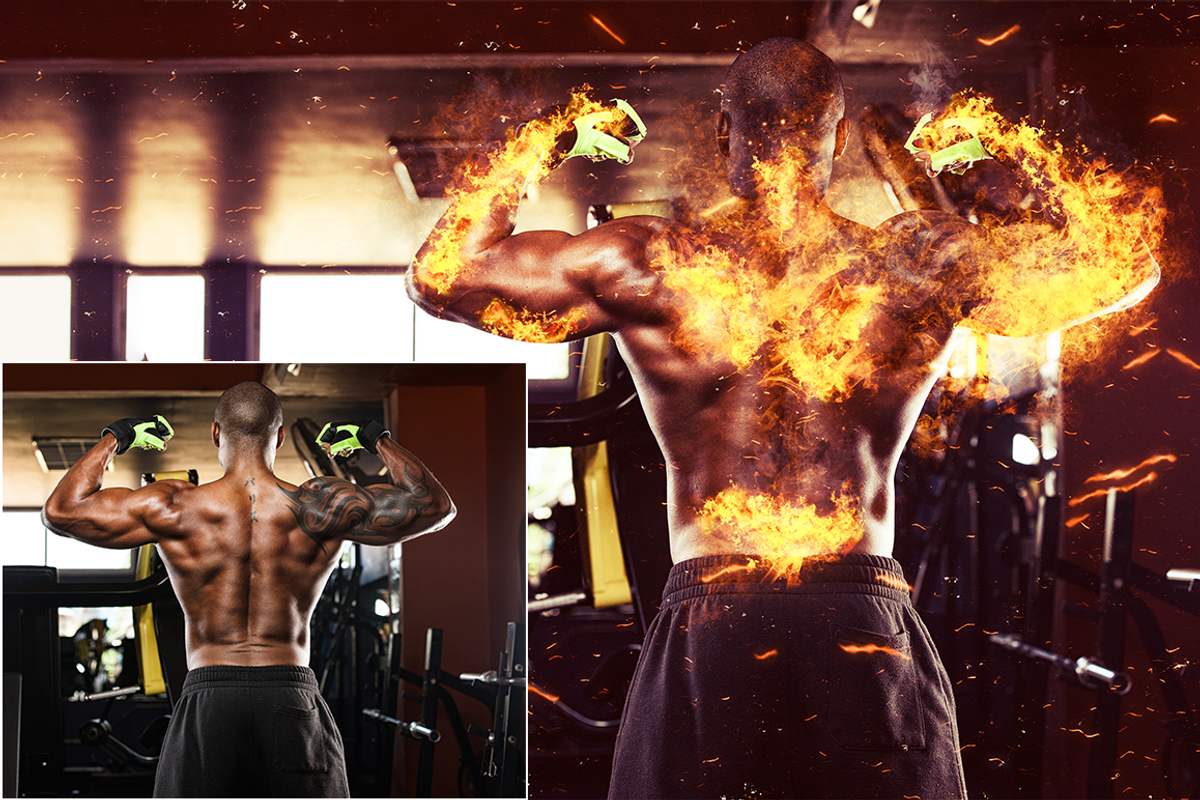Fire Photoshop Action, an Action Add-On by LUXDesignStudios (Photo 7 of 7)