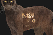 Jungle Bundle, an Animal Illustration by TheCuteShop (Thumbnail 2 of 16)
