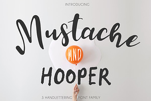 Mustache Pack 3 Fonts