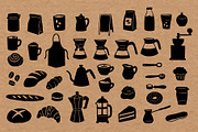 Coffee & Bakery Hand Drawn Clipart, a Food Illustration by Irina Ostapenko (Thumbnail 3 of 10)