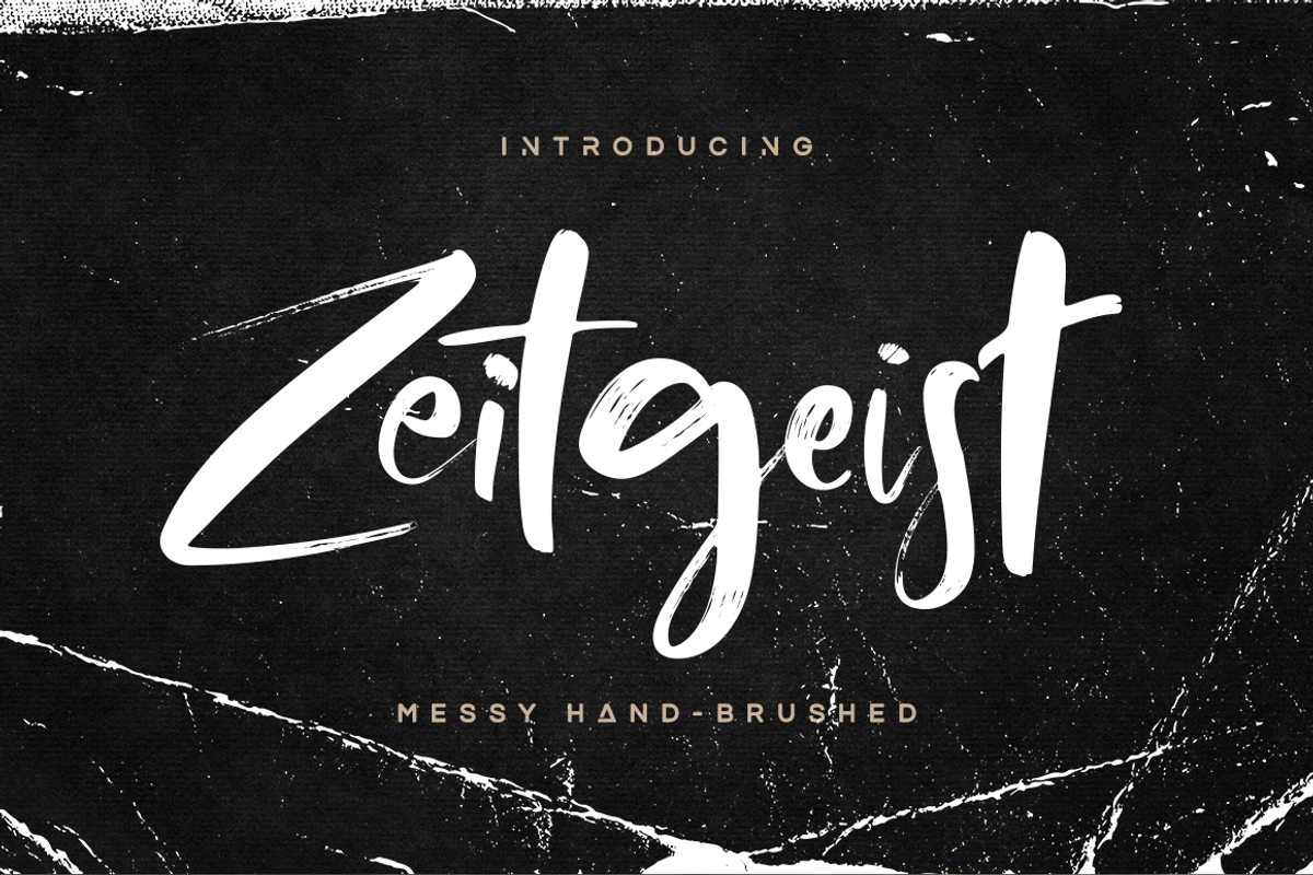 Zeitgeist Font, a Script Font by Hindia Studio (Photo 9 of 9)
