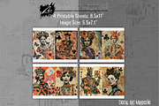 Whimsical Queen and King Scrappapers, a Person Illustration by Digital Art Mahdiseño (Thumbnail 4 of 10)
