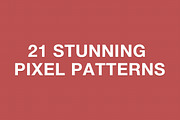 21 Stunning Pixel Patterns, a Pattern Graphic by Mike Moloney (Thumbnail 1 of 3)