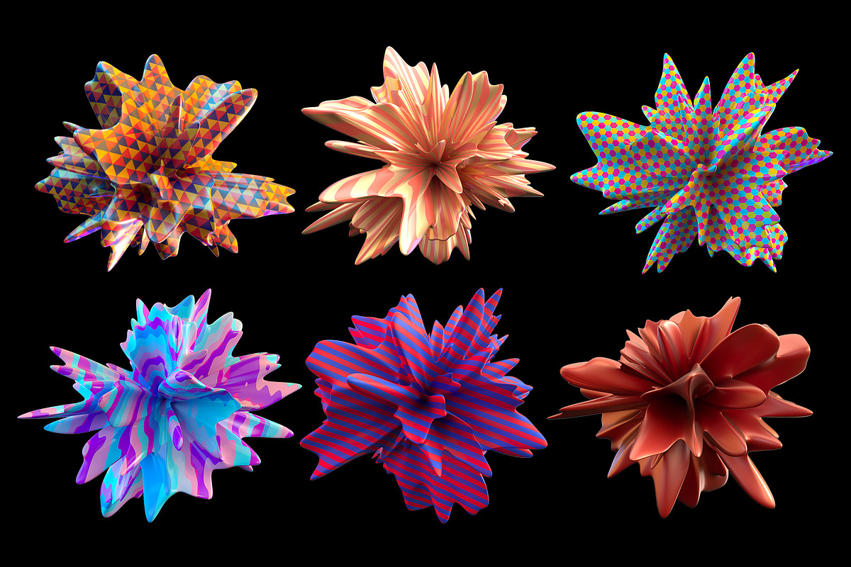 Fluid Shapes Set, an Object Graphic by Vasily Kulinich (Photo 6 of 8)