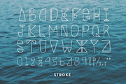 Chill Wave - Geometric Font, a Sans Serif Font by Jordan Dale Young (Thumbnail 5 of 5)