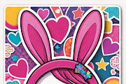Cute Kawaii Cats & Bunny Bundle, an Illustration by ETARA by Mea Hau (Thumbnail 5 of 10)