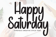 Happy Sunday | Script Font, a Script Font by Scratchones (Thumbnail 1 of 8)