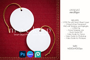 Ornament Mockup Set of 2, a Household Mockup by EmpaviMockups (Thumbnail 1 of 5)