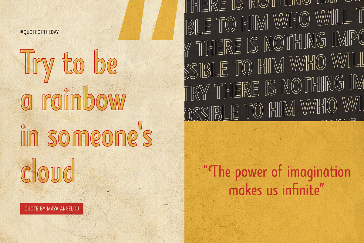 Burma Vintage Font Collection preview 2