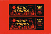 Death Mist Japanese Horror Font, a Sans Serif Font by Letterhend Studio (Thumbnail 9 of 9)