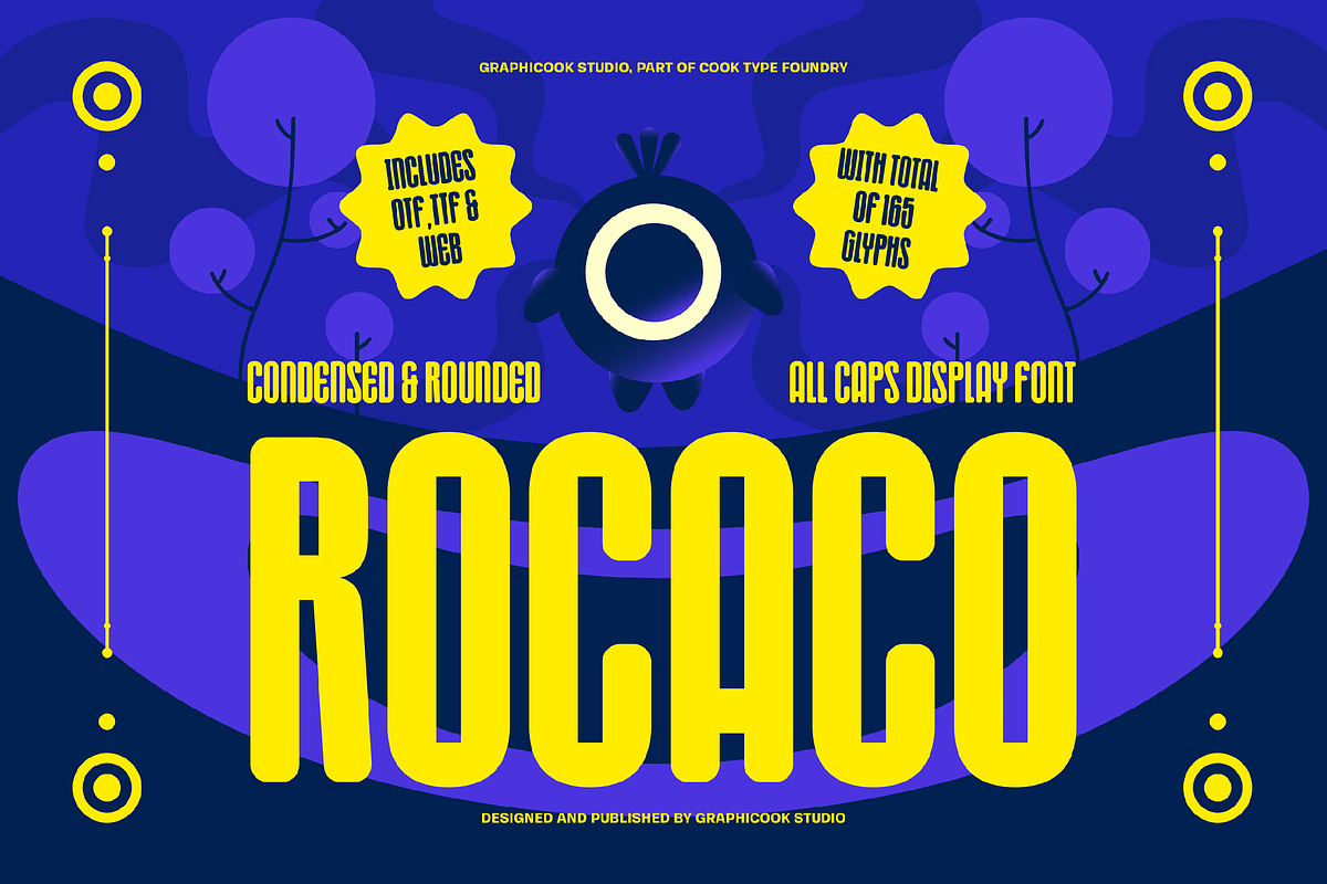 Rocaco, a Sans Serif Font by graphicook (Photo 1 of 10)