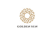 Golden Sun Logo, a Branding & Logo Template by IKarGraphics (Thumbnail 3 of 4)