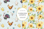 Farm Animals Digital Papers, a Pattern Graphic by Masha  Studio (Thumbnail 6 of 11)