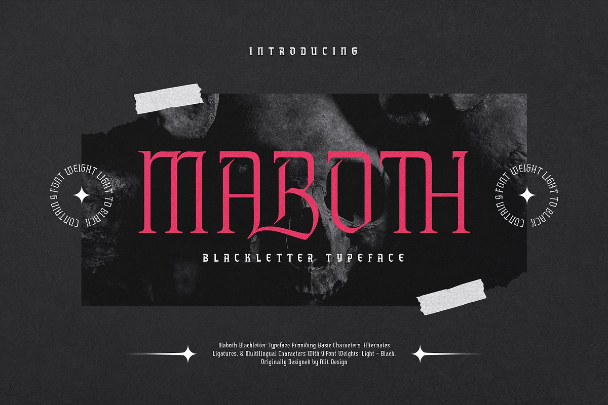 The Blackletter Bundle Alitdesign, a Blackletter Font by alit design (Photo 11 of 19)