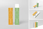 Slim Tall Box Mockup, a Packaging Mockup by xavier_studio (Thumbnail 1 of 5)