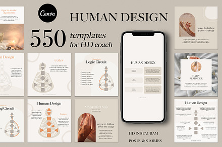 Human Design Instagram Template