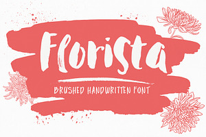 Florista Brushed Font Duo