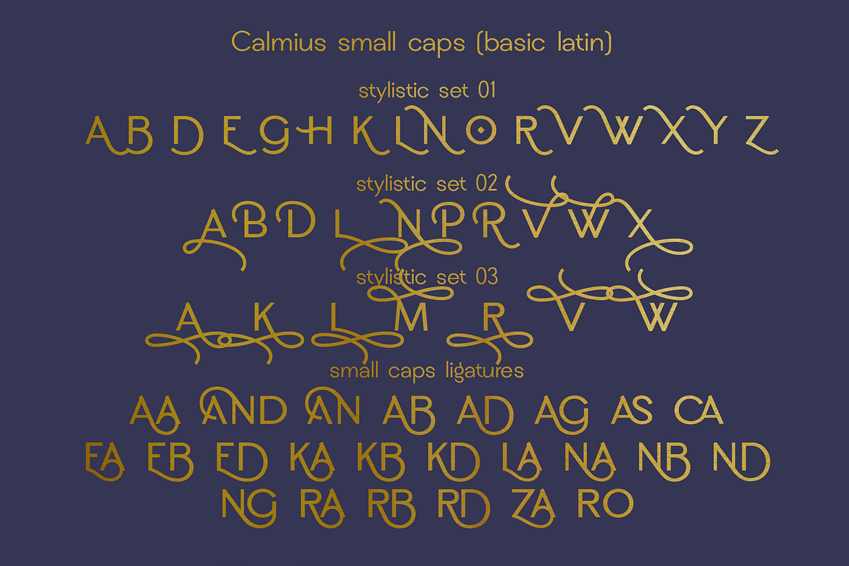 Calmius Sans Regular, a Sans Serif Font by NREY (Photo 5 of 6)
