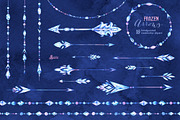 Frozen Arrows. Watercolor collection, an Object Graphic by OctopusArtis (Thumbnail 2 of 4)
