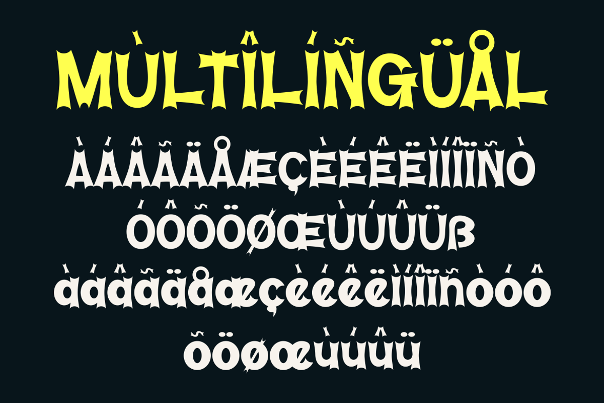 Hellwild - A Modern Spooky, a Sans Serif Font by Marvadesign (Photo 7 of 9)