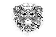 Zentangle Inspired monkey, a Decorative Illustration by Fay_Francevna (Thumbnail 2 of 4)