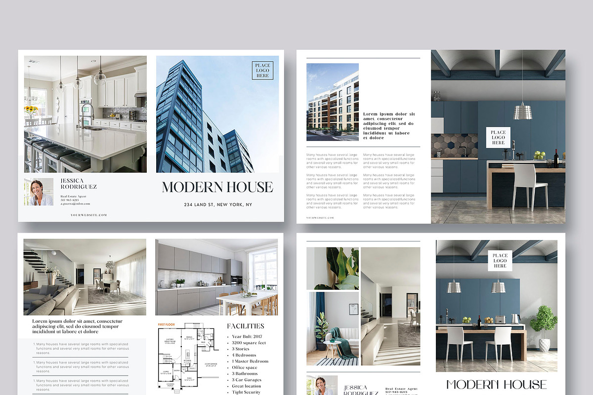 Real Estate Flyers & Brochures, a Brochure Template by Kseniia_Design (Photo 4 of 13)