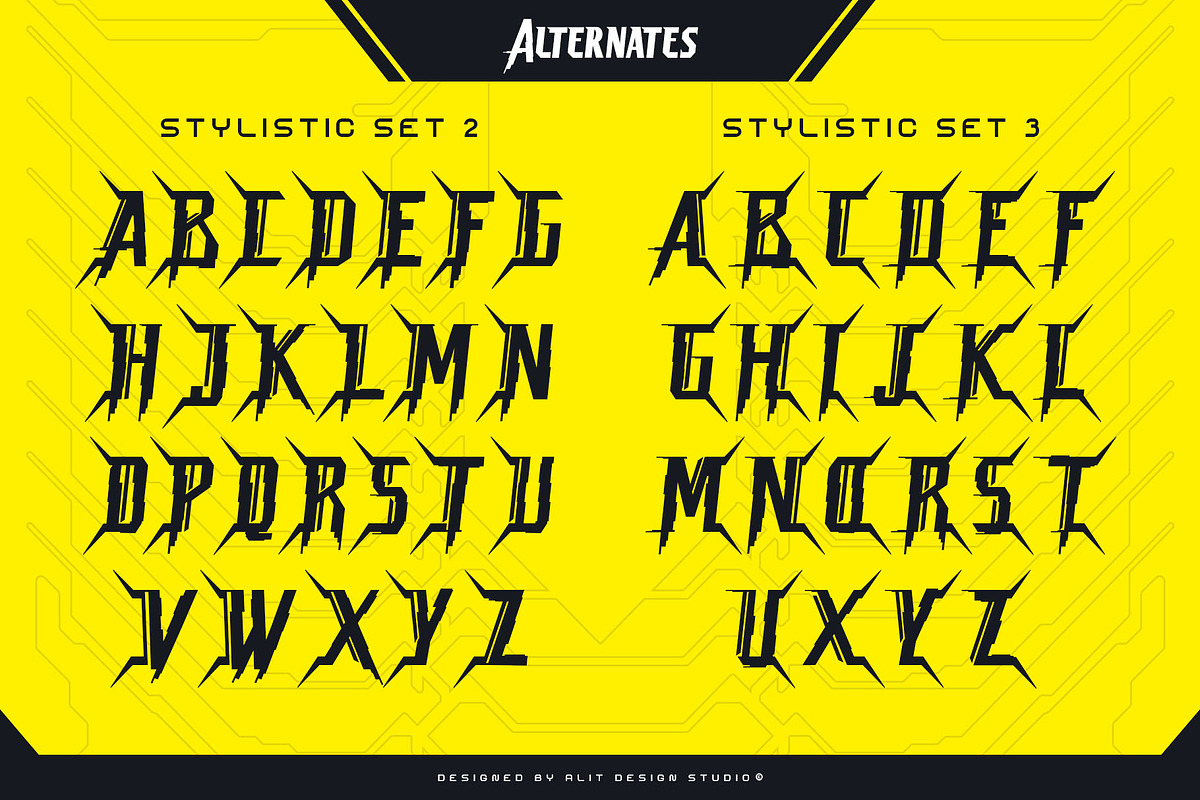 Arcade Funk Typeface, a Serif Font by alit design (Photo 5 of 20)