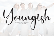 Youngish | Script Font, a Handwritten Font by Scratchones (Thumbnail 1 of 8)