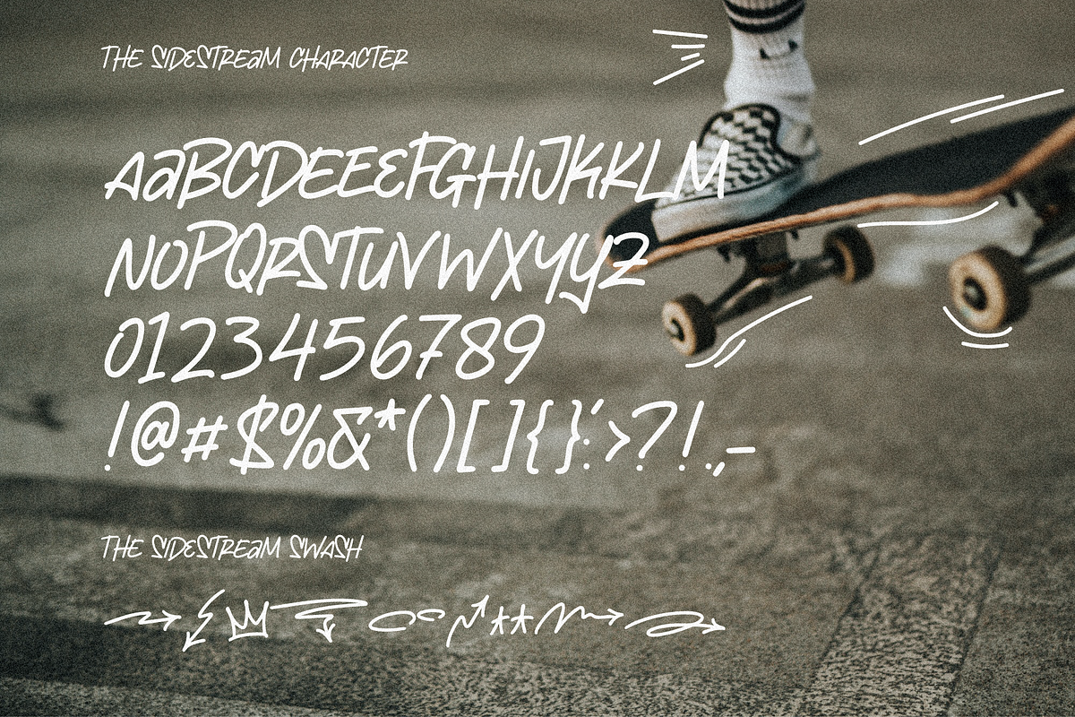 The Sidestream - Graffiti Font, a Script Font by Invasi Studio (Photo 9 of 10)