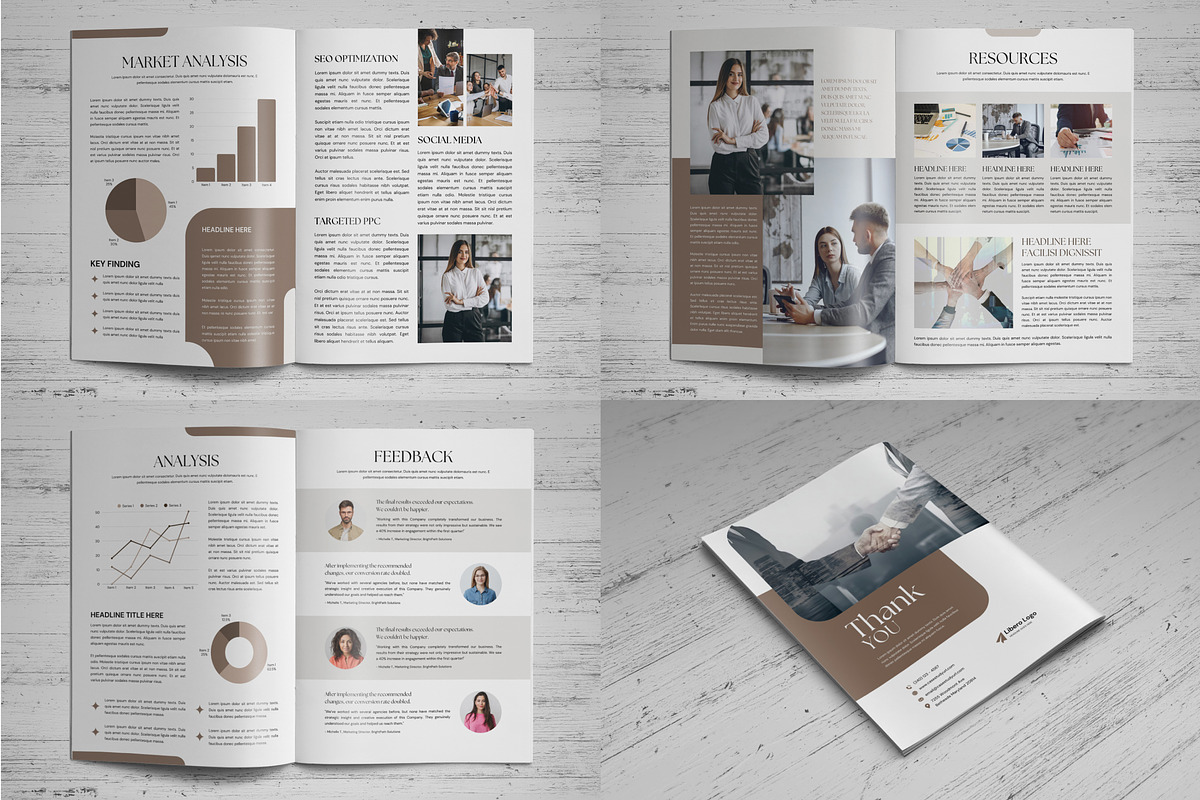Case Study Brochure Canva Template 3, a Brochure Template by Miyaji75 (Photo 6 of 10)