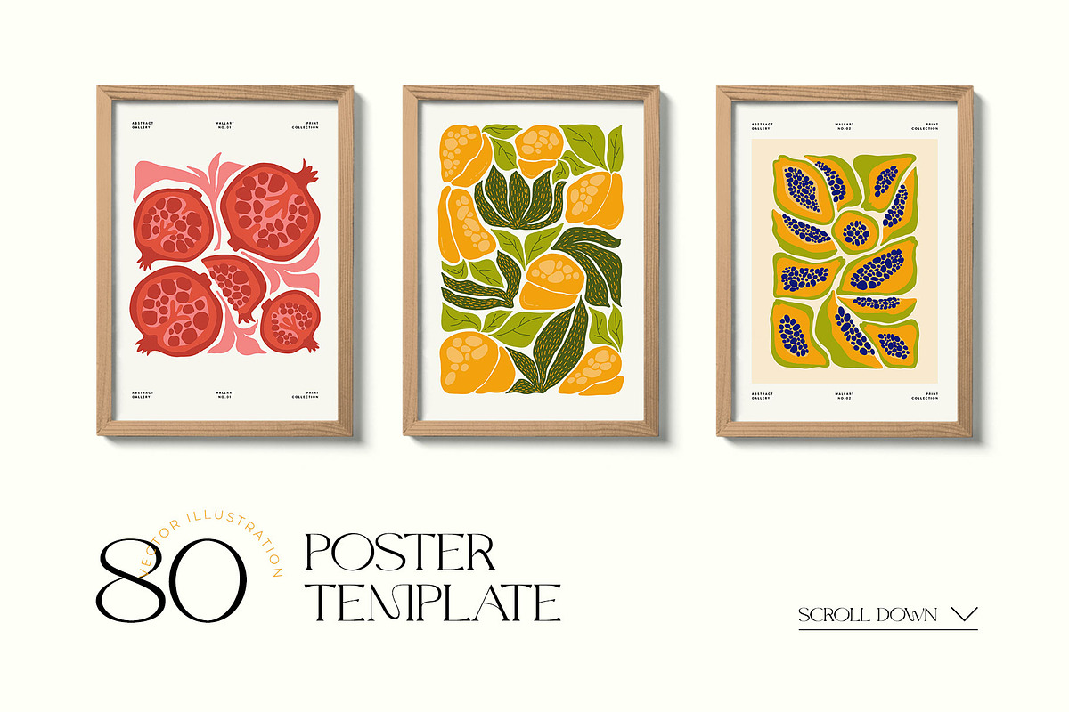 Modern Fruits | Wall Art Creator, an Object Graphic by Leleka.Store (Photo 5 of 18)