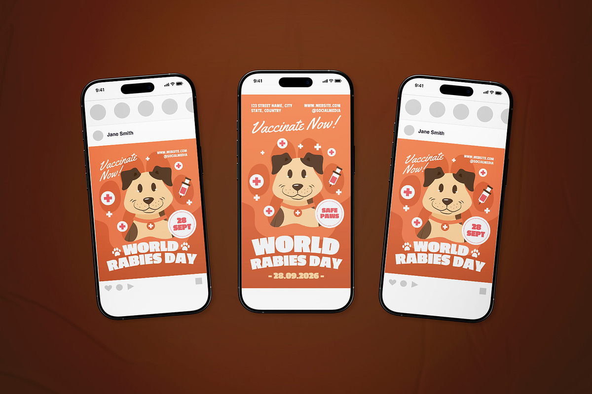 World Rabies Day Flyer Set, a Flyer Template by The Good Store (Photo 2 of 2)