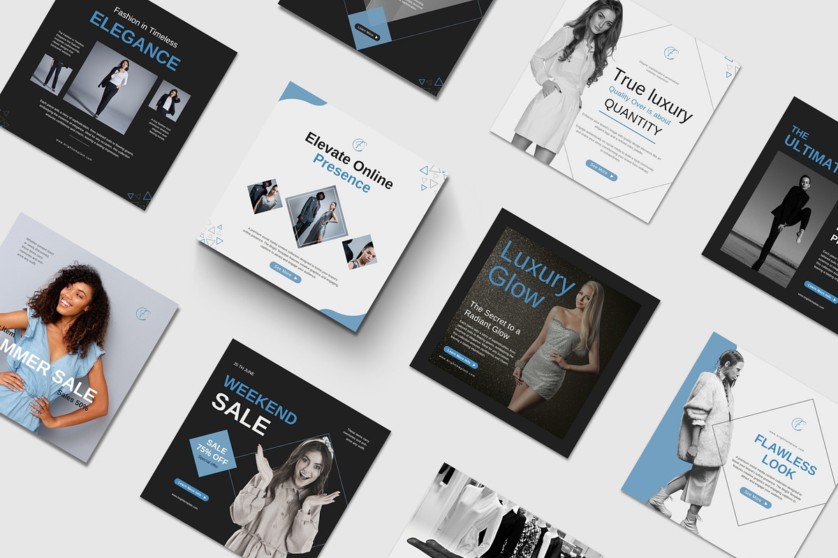 100 Animated Canva Instagram Pack, a Social Media Template by TheBrightGrap (Photo 2 of 21)