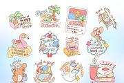Coastal Summer Bookish Quotes Bundle, a Seasonal Illustration by Huxmay (Thumbnail 4 of 9)