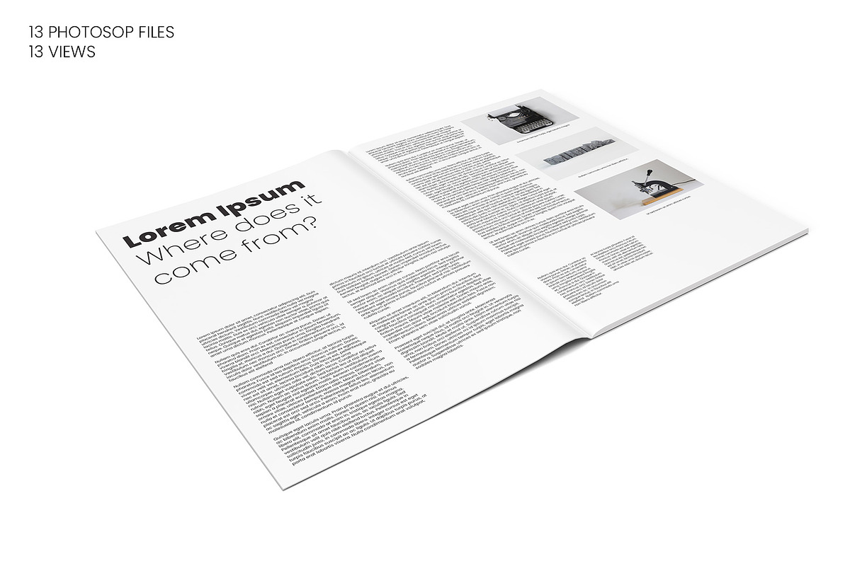 A4 Portrait Magazine Brochure Mockup, a Books & Magazine Mockup by Illusiongraphic (Photo 8 of 28)