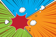48 Vector Comic Background Bundle, a Background Graphic by MRI STUDIO (Thumbnail 7 of 18)