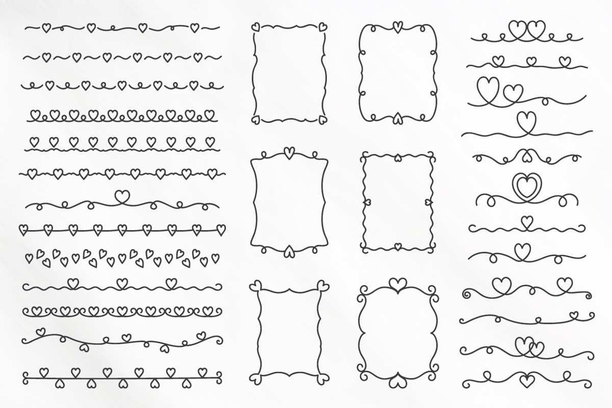 Hearts, Frames, Swirls, a Graphic by PixMarket (Photo 3 of 6)