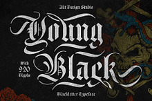 Young Black Typeface