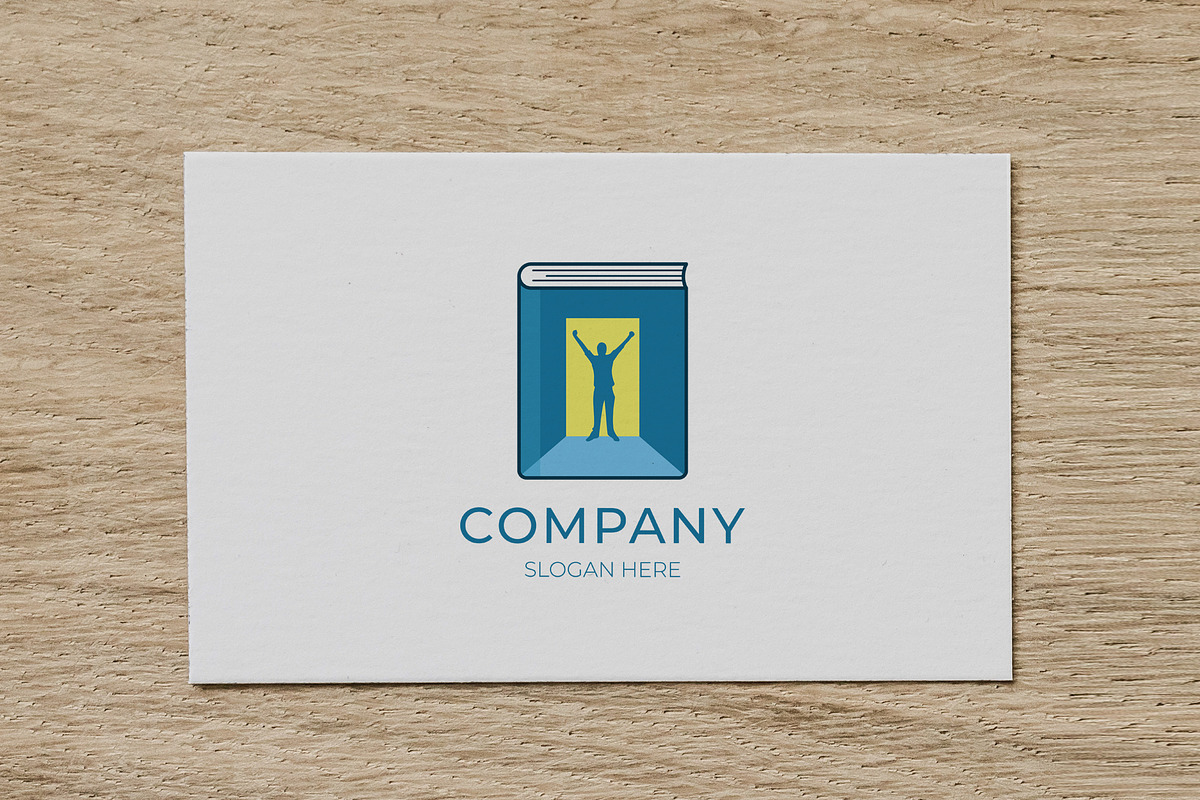 Book success man logo, a Branding & Logo Template by Medianeka (Photo 3 of 3)