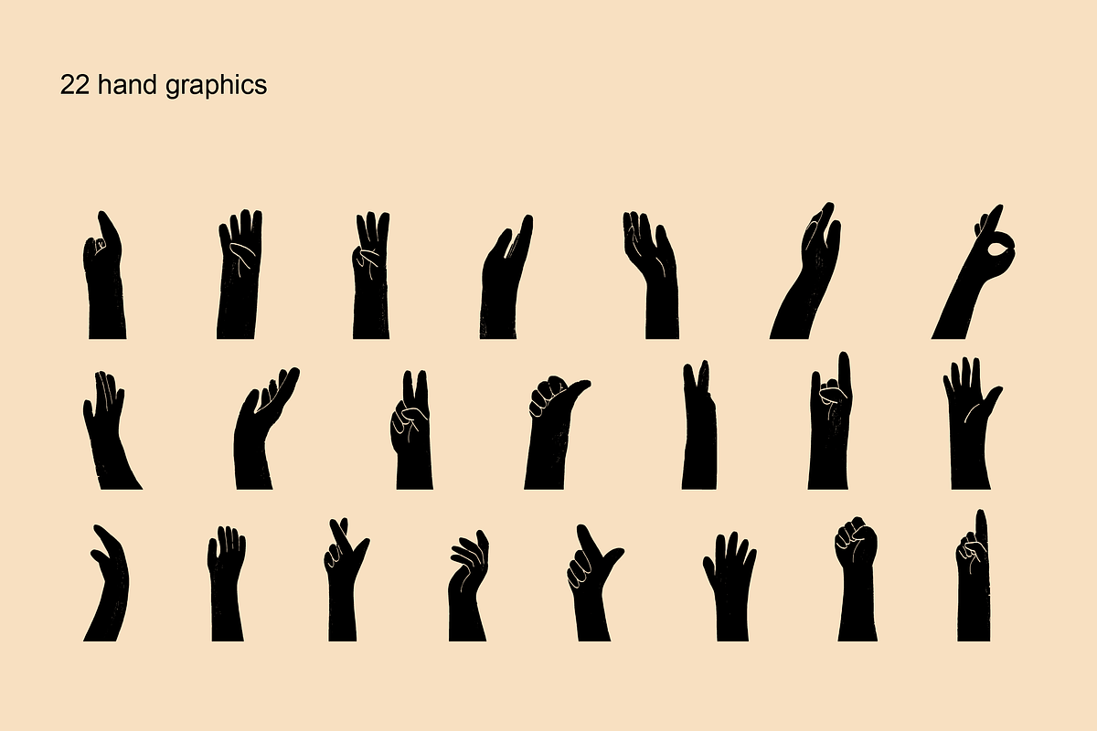 HandLand | Vector Hand Illustrations, a Decorative Illustration by Zhuna (Photo 2 of 10)