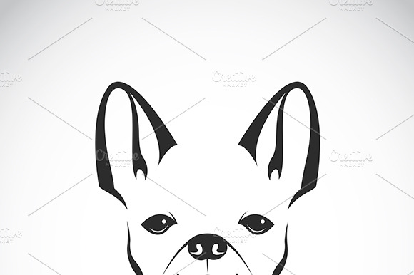 Vector Of A Dog (Bulldog). Animal.