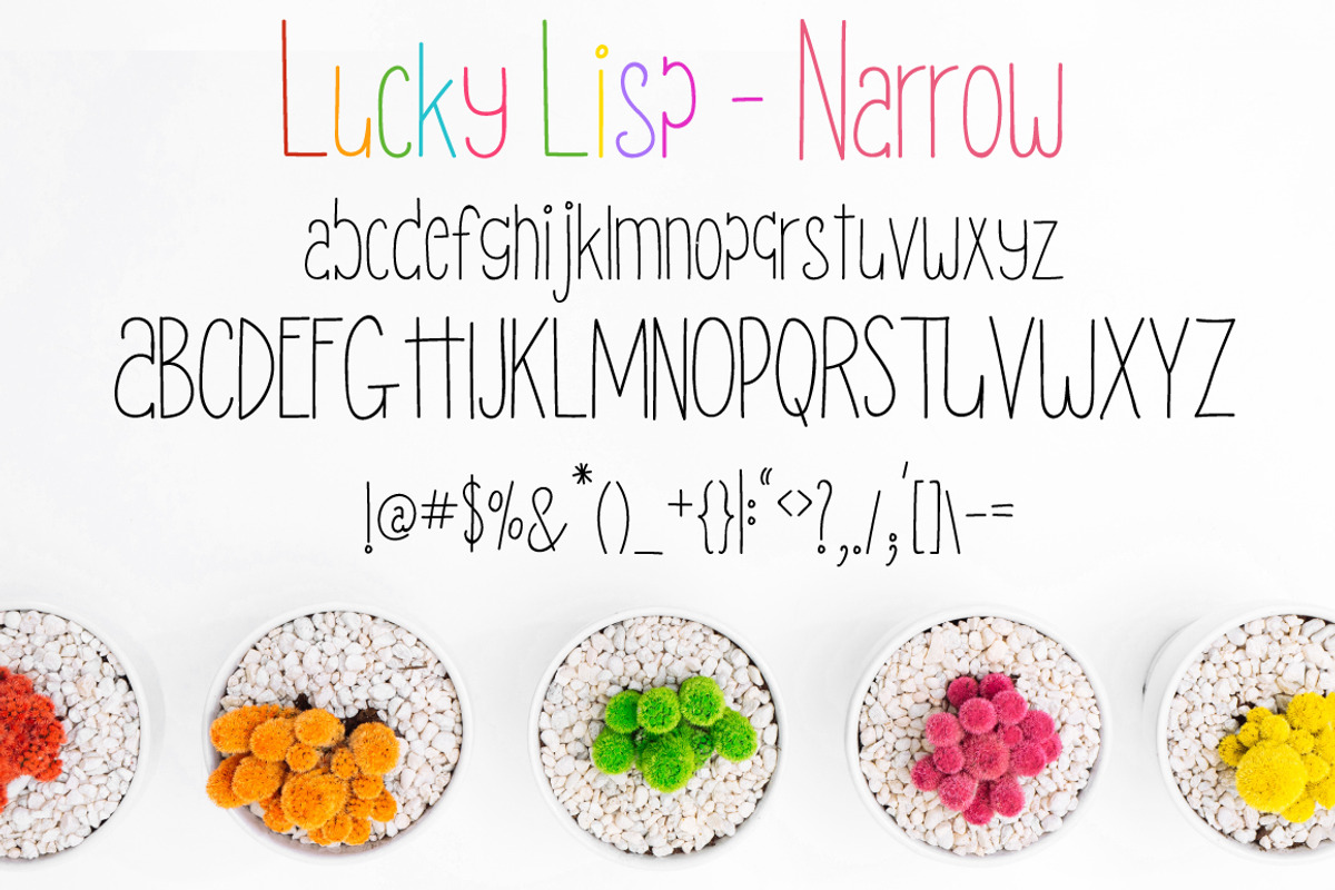 Lucky Lisp // Organic Font Family, a Sans Serif Font by by Masselyn (Photo 7 of 8)