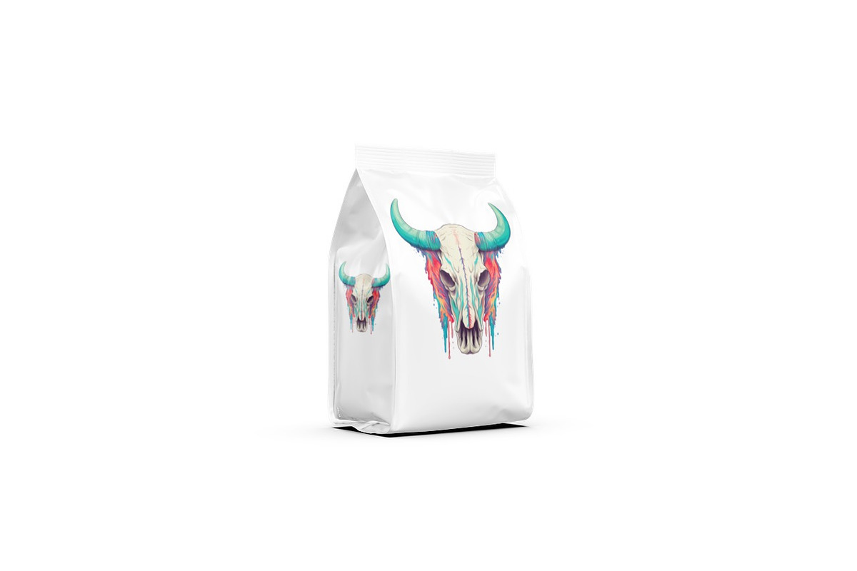 Cow Skulls Vector Illustrations, a Decorative Illustration by TheBlackPixelCo (Photo 4 of 9)