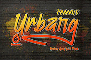 Urbang - Urban Graffiti Font, a Handwritten Font by ENATIVE (Thumbnail 1 of 5)