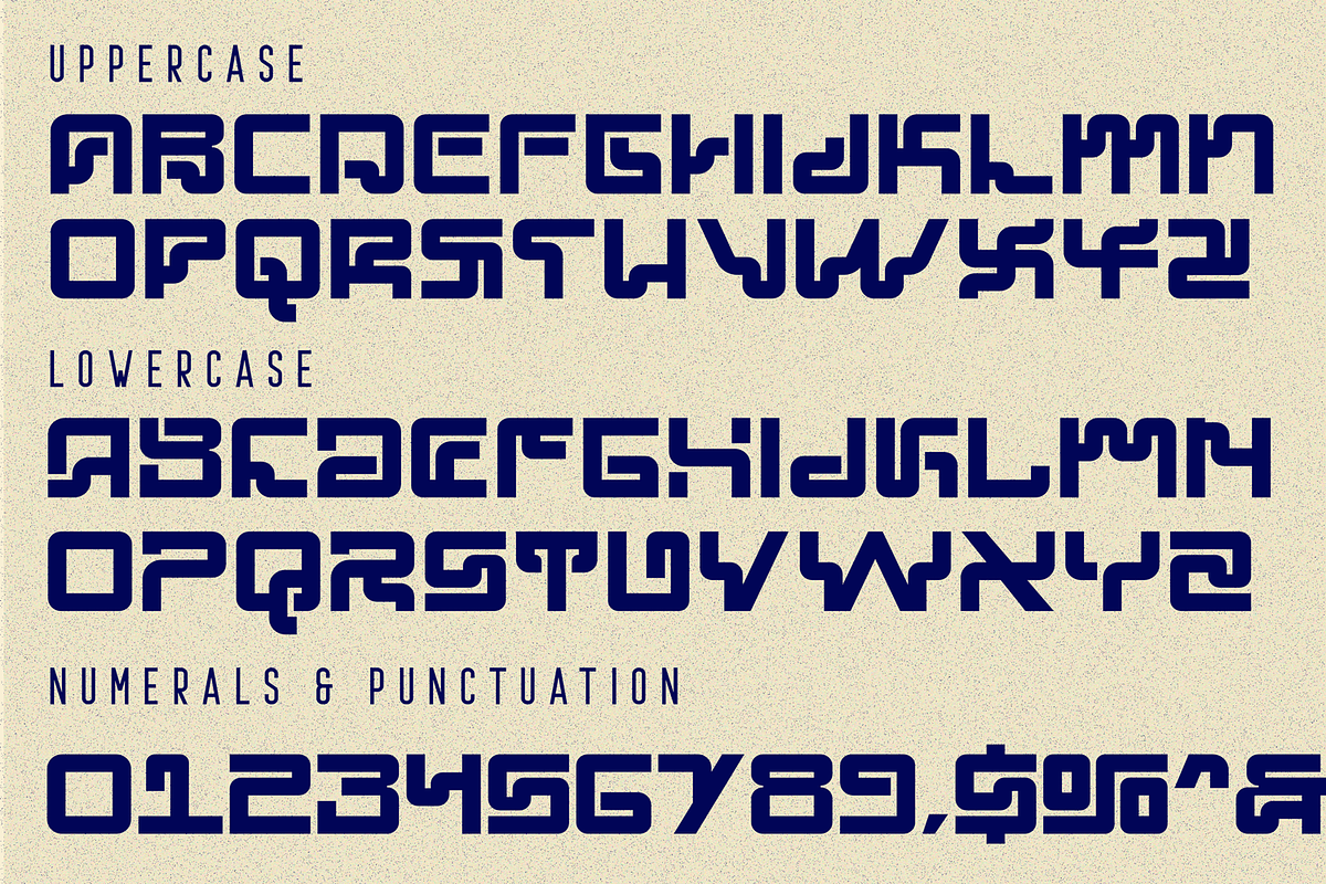 Science Existed - Futuristic Font, a Sans Serif Font by 177Studio (Photo 7 of 8)