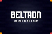 Beltron - Modern Gaming Font, a Font by Mightyfire (Thumbnail 1 of 3)